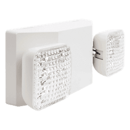 Luz LED de Emergencia / Doble LED 1W / 150 Lúmenes / Voltaje Universal 127-277 VAC / Autonomía 90 min / UL 5VA