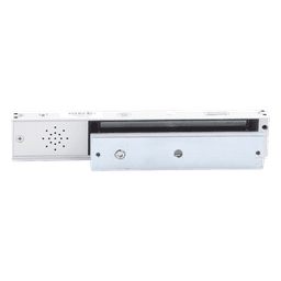 Chapa magnética 600Lb con  Buzzer de alarma de puerta mantenida abierta / LED indicador de estado /  Sensor de estado de placa/ Libre de Magnetismo Residual