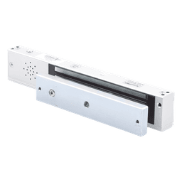 Chapa magnética 600Lb con  Buzzer de alarma de puerta mantenida abierta / LED indicador de estado /  Sensor de estado de placa/ Libre de Magnetismo Residual