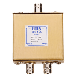 Divisor de Potencia EMR de 2 Vías, 30-960 MHz, 0.5 Watt, Conectores BNC Hembra.