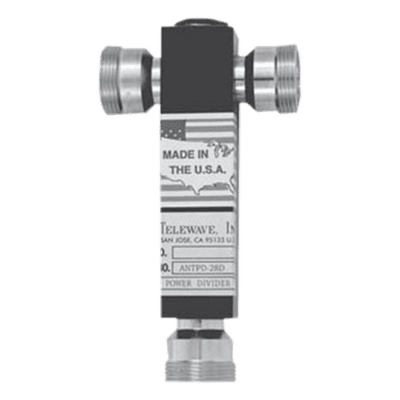 Divisor de Potencia RF / 3 Vías / 350-600 MHz / 500 W / Conectores DIN 7-16 Hembra / Pérdida de Inserción 0.2 dB