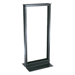 Rack de Dos Postes / 19 in EIA-310D / 24 Unidades de Rack / Aluminio / Carga 300 lbs (136 kg) / Rieles Roscados #12-24 / 1219 mm (4 ft) de Altura