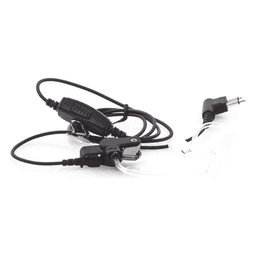 Micrófono-Audífono de 1 cable con tubo acústico para radios DEP450, EP450, MAGONE y TC500/600/700, PD506