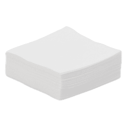Toallas de Limpieza de Fibra Óptica / 4 x 4 pulgadas (101.6 x 101.6 mm) / Sin Pelusas / 100 Piezas / Uso Profesional