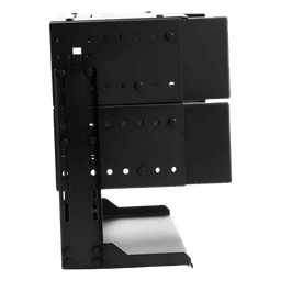 Rack Abierto de montaje en Pared, de 19in, 5 Unidades de rack, Profundidad Ajustable (8" a 12") con Charola de Uso Múltiple.