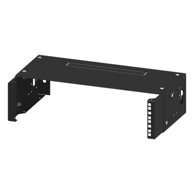 Rack Abierto de Pared / 19in / 2.5 UR / Profundidad Ajustable 8 a 12 in (20.3 a 30.5 cm) / Acero Electroestático