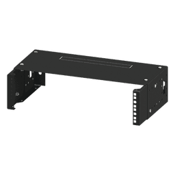 Rack Abierto de Pared / 19in / 2.5 UR / Profundidad Ajustable 8 a 12 in (20.3 a 30.5 cm) / Acero Electroestático