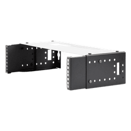 Rack Abierto de Pared / 19in / 2.5 UR / Profundidad Ajustable 8 a 12 in (20.3 a 30.5 cm) / Acero Electroestático