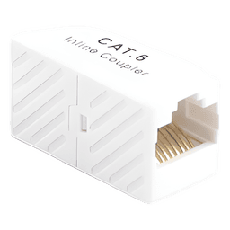 Acoplador UTP / Cat6 / RJ45 Hembra a Hembra / 750 VCA / ABS Retardante de Llama