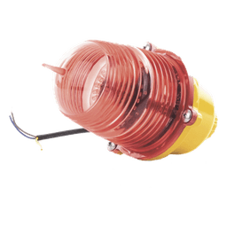 Estrobo LED de Obstrucción / Rojo / 32.5 cd / IP66 / 75-220 VCA / 100,000 h / -55°C a 70°C