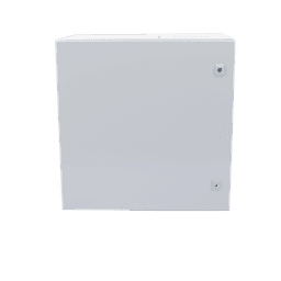 Gabinete de Acero para Intemperie / IP66 / IK10 / 600 x 600 x 300 mm / Carga 50 kg / Placa Trasera Galvanizada