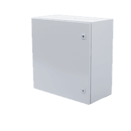 Gabinete de Acero para Intemperie / IP66 / IK10 / 600 x 600 x 300 mm / Carga 50 kg / Placa Trasera Galvanizada
