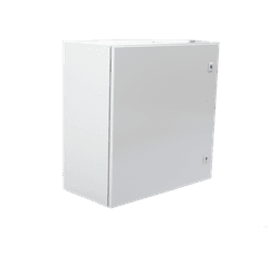 Gabinete de Acero para Intemperie / IP66 / IK10 / 600 x 600 x 300 mm / Carga 50 kg / Placa Trasera Galvanizada