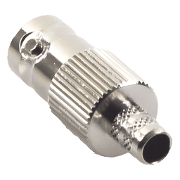 Conector BNC Hembra de Anillo para Cables RG-8/X, LMR-240, 9258, Níquel/ Oro/ Delrin.
