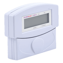 Detector de temperatura y humedad / 2 zonas / LCD / 2 relés NA/NC / -50°C a 150°C / 6 x 4.75 x 1.25 in