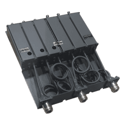 Duplexer SYSCOM en VHF, 6 Cav. 136-148 MHz, 50 Watt, 5 MHz Sep. Rechazo de Banda, N Hembras.