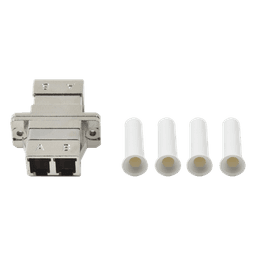 Acoplador de Fibra Óptica / Duplex LC/PC a LC/PC / Multimodo / Carcasa Metálica / ANSI/TIA/EIA-568-C3