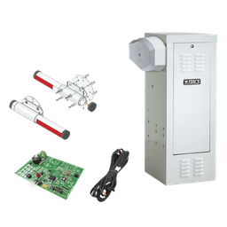 Kit de Barrera Vehicular 1601 de Uso CONTINUO Con Mástil de Aluminio 4 Metros / Incluye Sensor de Masa y Loop.