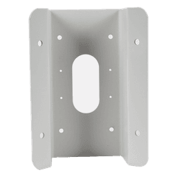Soporte de Esquina para Cámaras Domo y Bala / Acero Inoxidable / 250 x 126 x 105 mm / 2.2 kg / Color Blanco