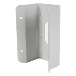 Soporte de Esquina para Cámaras Domo y Bala / Acero Inoxidable / 250 x 126 x 105 mm / 2.2 kg / Color Blanco
