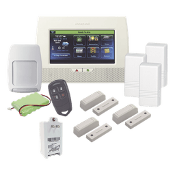 Kit de alarma inalámbrico LYNX Touch 7000 con pantalla táctil color de 7 pulgadas en español y sensores incluidos