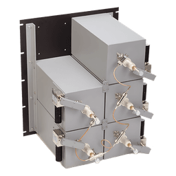 Combinador 440-512 MHz, para 5 Canales, 125 Watt, 200 KHz (min.) de Sep. Tx-Tx, 2 Circ. N Hembra.