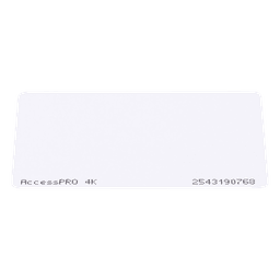Tarjeta MIFARE Classic / 13.56MHz / 4KB / PVC Imprimible / ISO CR80 / UID 34 Bits