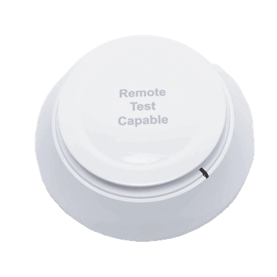 Detector de Humo Direccionable / Tecnología Fotoeléctrica IDP / Sensibilidad Programable / Direccionamiento Decimal / Compatible IFP y RFP / Color Blanco