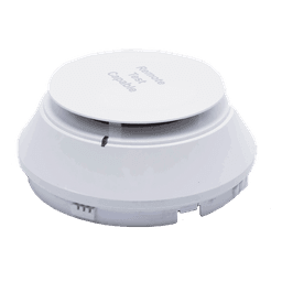 Detector de Humo Direccionable / Tecnología Fotoeléctrica IDP / Sensibilidad Programable / Direccionamiento Decimal / Compatible IFP y RFP / Color Blanco