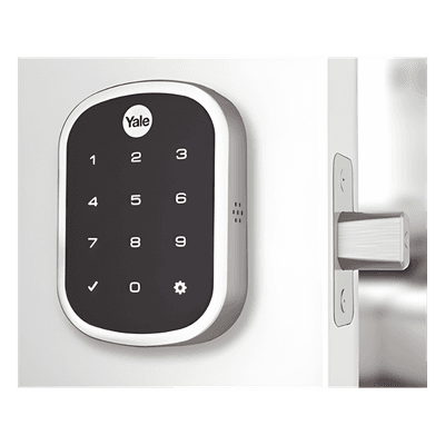 Cerradura ASSURE YRD256, Niquel Satinado/Teclado/ Para puertas Izq o Derecha de  35 a 57 mm de espesor/ Apertura por Smartphone