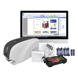 Impresora de Tarjetas PVC / Una Cara / Velocidad 23 seg/tarjeta / Impresión UV / SmartMark / Ethernet Opcional