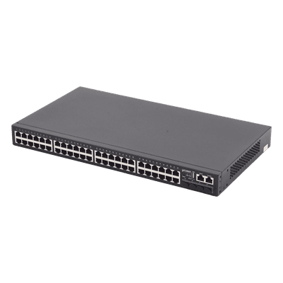 Switch Administrable Stackeable Capa 3 / 48 Puertos Gigabit / 4 Puertos 10G SFP+ / Tela 176 Gbps