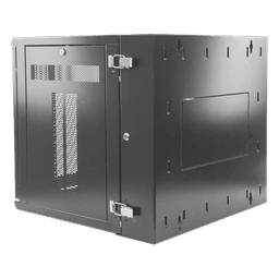 Gabinete de Montaje en Pared / 19in / 12 UR / 635mm (2.08ft) Profundidad / Puerta Ventilada / 250 lb Capacidad