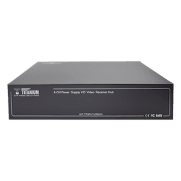 Transceptor Activo / 8 Canales / Video + PoC / UTP Cat 5e/6 / 150 m (492.1 ft) en 4K / 200 m (656.2 ft) en 5 MP / 36 Vcc a 12 Vcc / Rack 19"