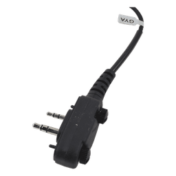 Micrófono de Solapa con Auriculares / Gancho de Oreja Suave / Cable Retráctil 2.5' (0.76 m) / Conector 2 Pines con Tornillos / Fibra Trenzada / Carcasa Policarbonato