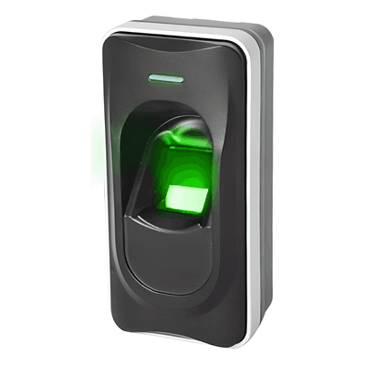 Lector Esclavo de Huella y Proximidad / RS-485 / IP65 / Sensor Óptico Antirrayaduras / Interior y Exterior