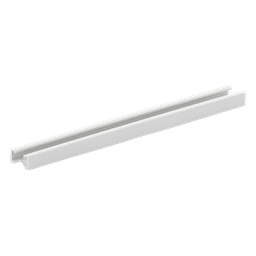 Unicanal de PVC auto-extinguible 0 halógenos, 20cm (No incluye abrazaderas) 