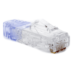 Plug RJ45 / Cat6 / 8P8C / 23-24 AWG / 50μin Oro / 2500 Ciclos / -10 a 60°C / 100 Piezas