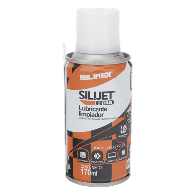 Limpiador Lubricante Dieléctrico / Fórmula de Silicona / 170 ml / Tubo Extensor / Protección hasta 50 °C