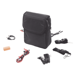 Kit de Accesorios para Probadores de Vídeo / Maleta de Transporte / Fuente 12VDC 2000mA / Cable BNC 30cm / Cinturón Ergonómico / Puntas de Multímetro