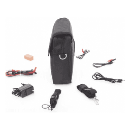Kit de Accesorios para Probadores de Vídeo / Maleta de Transporte / Fuente 12VDC 2000mA / Cable BNC 30cm / Cinturón Ergonómico / Puntas de Multímetro