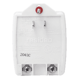 Transformador de Pared / 120 Vca a 9 Vca / 25 VA / Clase 2 / UL Listado / Montaje en Pared