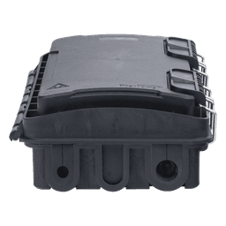 Caja de Distribución de Fibra Óptica / 96 Empalmes / IP65 Exterior / 4 Charolas / Polipropileno + Fibra de Vidrio UV / 2 Entradas 8-20mm y 5-16mm