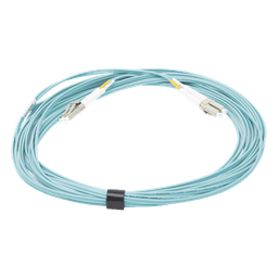 Jumper de Fibra Óptica / Multimodo OM3 50/125 µm / LC-LC Duplex UPC / OFNR Aqua / 7 m (22.97 ft)