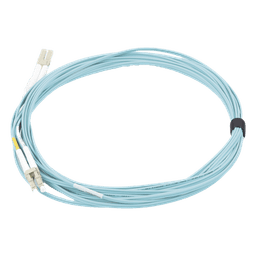 Jumper de Fibra Óptica / Multimodo OM3 50/125 µm / LC-LC Duplex UPC / OFNR Aqua / 7 m (22.97 ft)