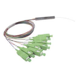 Splitter Óptico PLC / 1x8 / Conectores SC/APC / Pérdida 10.5 dB / 1260-1650 nm