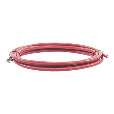 Cable para Controlador 3.0 m, Rojo, Calibre 8 AWG con Terminal de Ojo en un Extremo