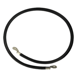 Cable para Baterías, 1 m, Negro, Calibre 2 AWG con Terminales de Ojo en Ambos Extremos