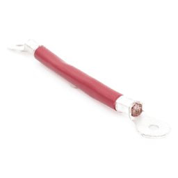 Cable para Baterías, 0.2 m, rojo, Calibre 2 AWG con Terminales de Ojo en Ambos Extremos