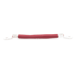 Cable para Baterías, 0.2 m, rojo, Calibre 2 AWG con Terminales de Ojo en Ambos Extremos